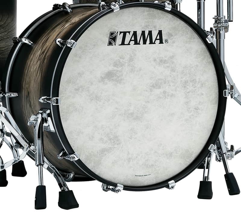 Tama TWB2216-ASBJ STAR Walnut Bass Drum 22 - Satin Black Japanese Sen Burst image 1
