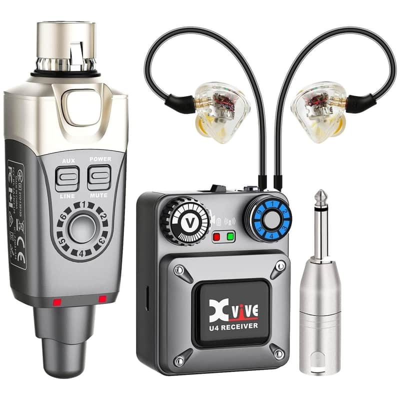 Xvive U4T9 Digital Wireless In-Ear Monitor System with T9 Earphones image 1
