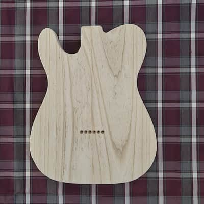 Woodtech Routing - Swamp Ash/Swamp Ash Chambered Telecaster Body - Unfinished image 2