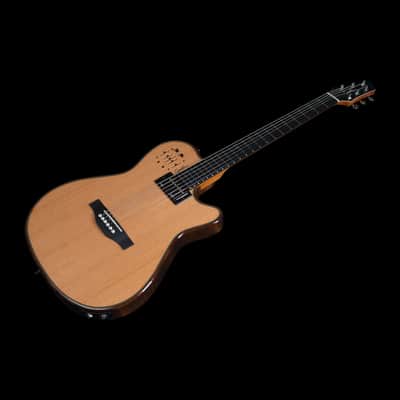 Godin A6 Ultra Deluxe Natural SF Electric-Acoustic Guitar with Bag 053438F B-Stock image 5