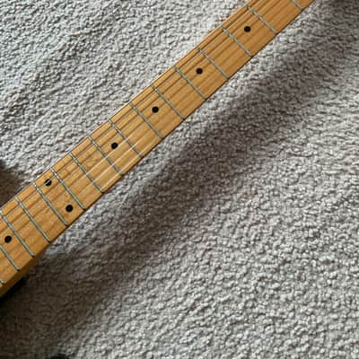 F-Style Bullet H-2 Fender Copy 1980s Metallic Black with Black Hardware image 6