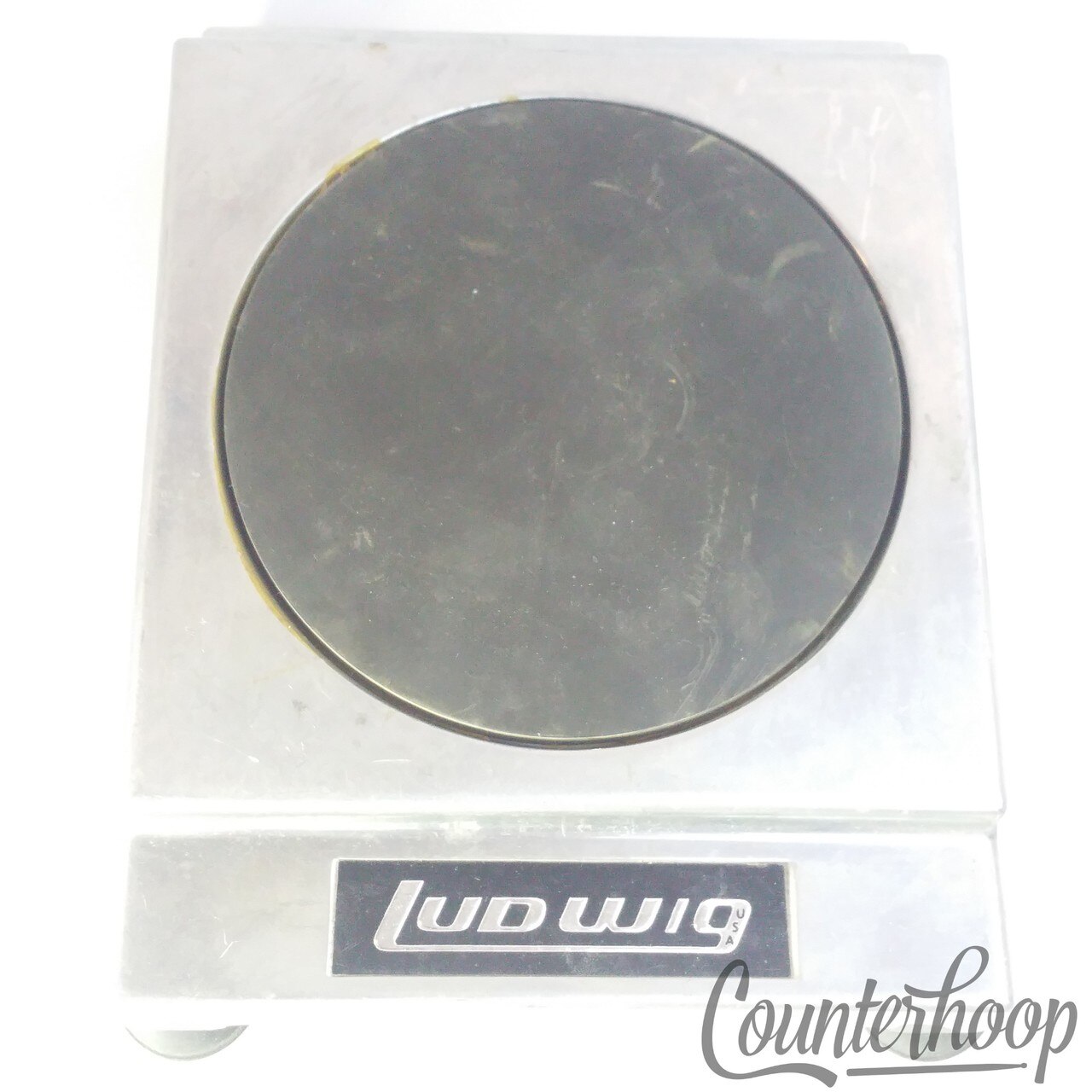 Ludwig Practice Pad #4050 Drum Mute/Silencer/Muffler Cast Aluminum/Rubber USA* — main photograph