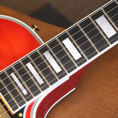 2014 Gibson Custom Shop Les Paul Custom Quilt Top Electric Guitar Sunburst + COA HSC image 8