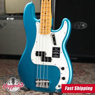 Fender Vintera III Late '60s Precision Bass - Lake Placid Blue with Gig Bag image 1