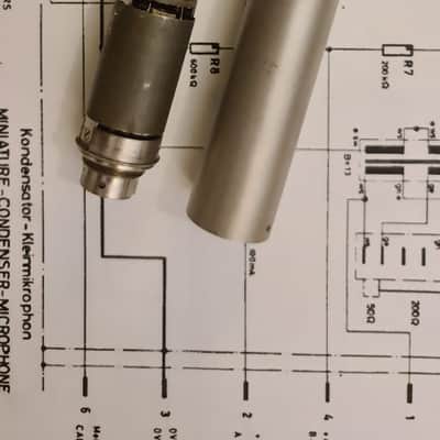 Neumann KM 54 Small Diaphragm Cardioid Condenser Microphone 1953 - 1970 - Nickel image 12
