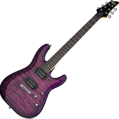 Schecter 445 C-6 Plus Electric Guitar 2025 - Electric Magenta image 2