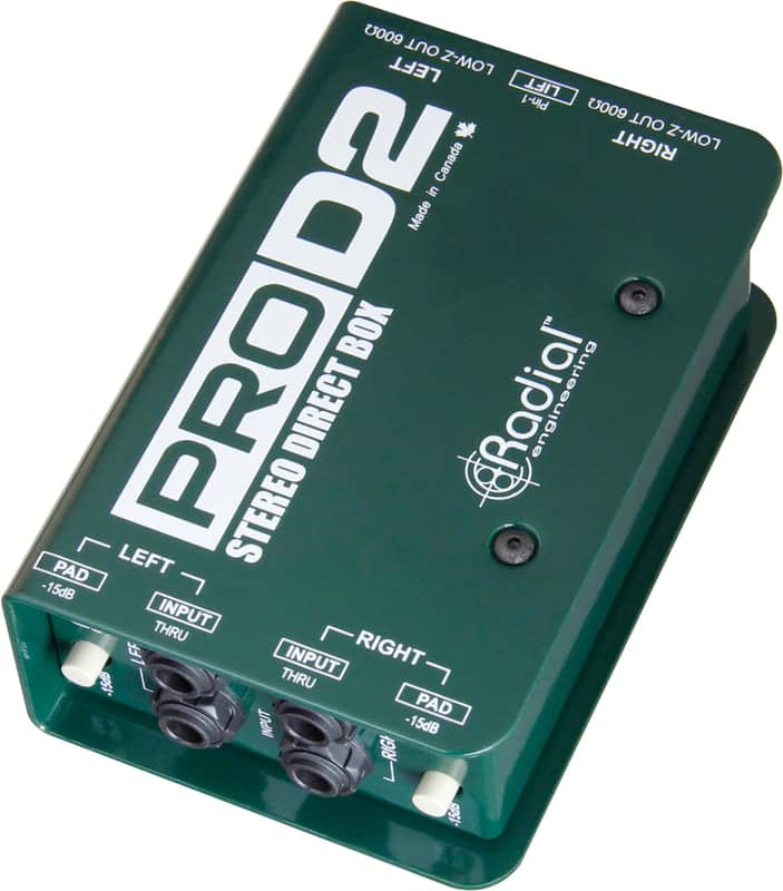 Radial Pro D2 Passive 2-Channel DI Box w/Eclipse XFMR image 1