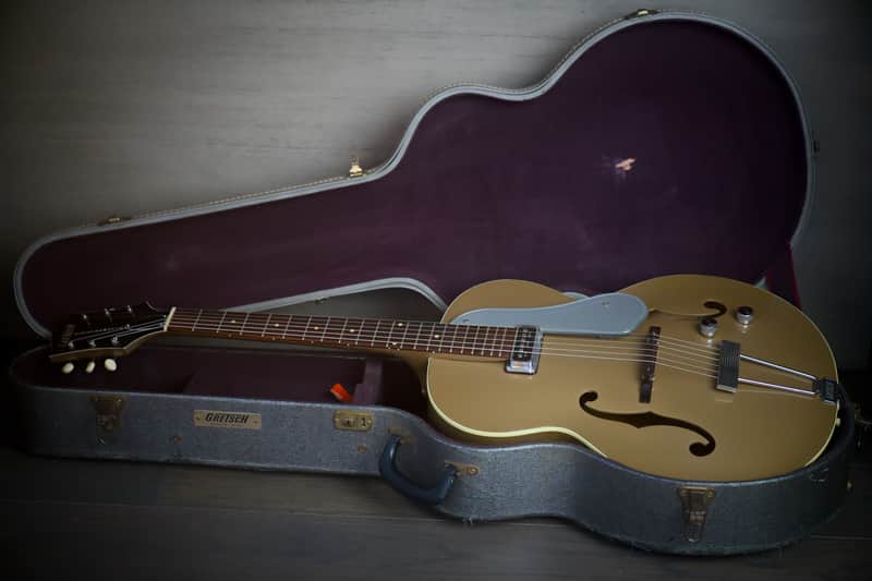 Holy Grail Vintage 1956 Gretsch Jaguar Tan 6184 Electromatic Corvette Hollowbody