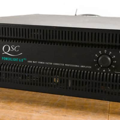 QSC PowerLight 6.0 PFC Power Factor Corrected 2-Channel Power Amplifier CG011UP image 3