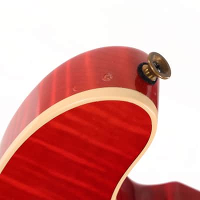 1980 Charvel Bass Flame Maple Body Trans Red image 15