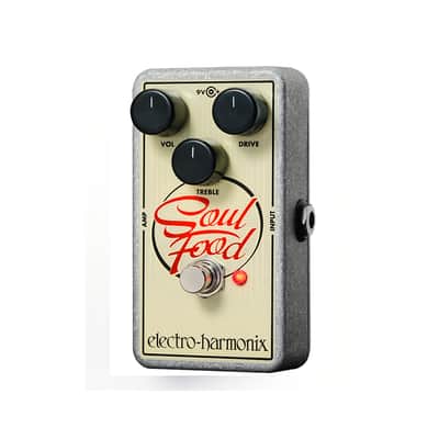 Electro Harmonix Soul Food Distortion Fuzz Overdrive Guitar Effects Pedal image 1
