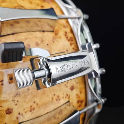 Pork Pie Birdseye Maple Ply Snare - #71071 - 6.5 x 14 - 2020 - NICE ! image 2