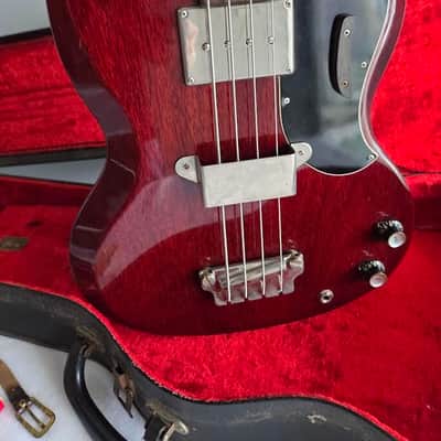 USED Gibson EB-O 63 Bass Wine Red W/HCASE image 3
