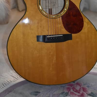G.W. Barry Grand Concert/OOOO body/[OM depth] | 1993 | Flame Maple /Ebony & Sitka Spruce | Signed G.W. Barry image 3