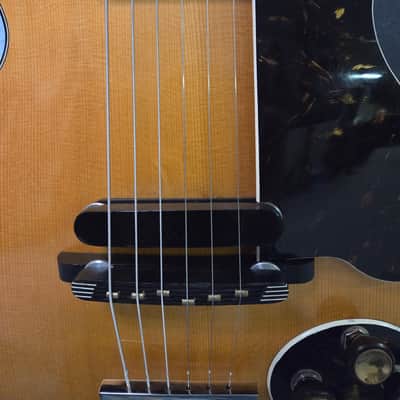 Vintage RARE 1956 Hofner 126 Club 50 Electric Guitar Pro Setup New Strings Original Hard Shell Case image 4
