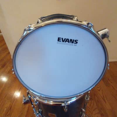 Yamaha Oak custom made in Japan 10 x 13 inch rack tom emerald uzukuri lacquer outstanding! image 7