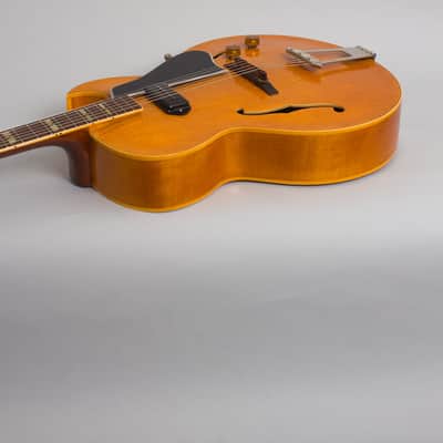 Gibson  ES-175N Arch Top Hollow Body Electric Guitar (1954), ser. #A-17919, original brown hard shell case. image 7
