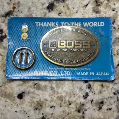 Boss Keychain Unused 1988 Unopened image 1