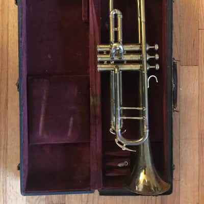 トランペット　THE INDIANA MARTIN BAND INST. CO. Martin Trumpet, Indiana Band Instrument Company 1940-41 Brass