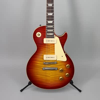 Used 2026 Gibson Custom M2M '59 Les Paul Standard P90s Washed Cherry Sunburst Murphy Lab Ultra Light Aged image 2
