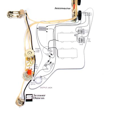 920D Custom Shop JMH-VINTAGE Vintage Traditional Jazzmaster Wiring Harness