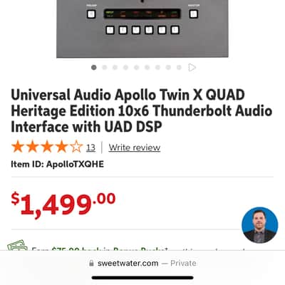 Universal Audio Apolo twin quad 2020 image 3