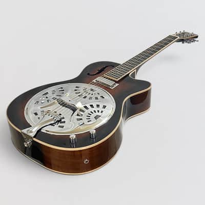 Danville RDL-70CEQ Resonator Acoustic Electric Guitar - Sunburst image 10