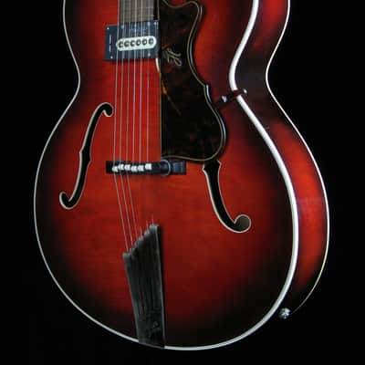 Hofner "Sudbury Stash" President - Ruby Red Sunburst image 2