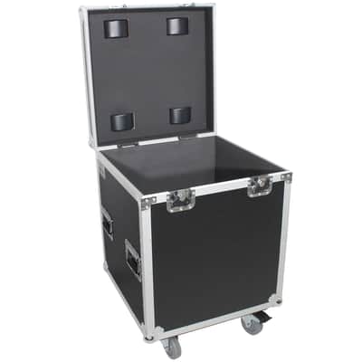 ProX XS-UTL4 Utility Flight Case w/ Black Laminate 4" Casters w/ Caster Dishes image 11