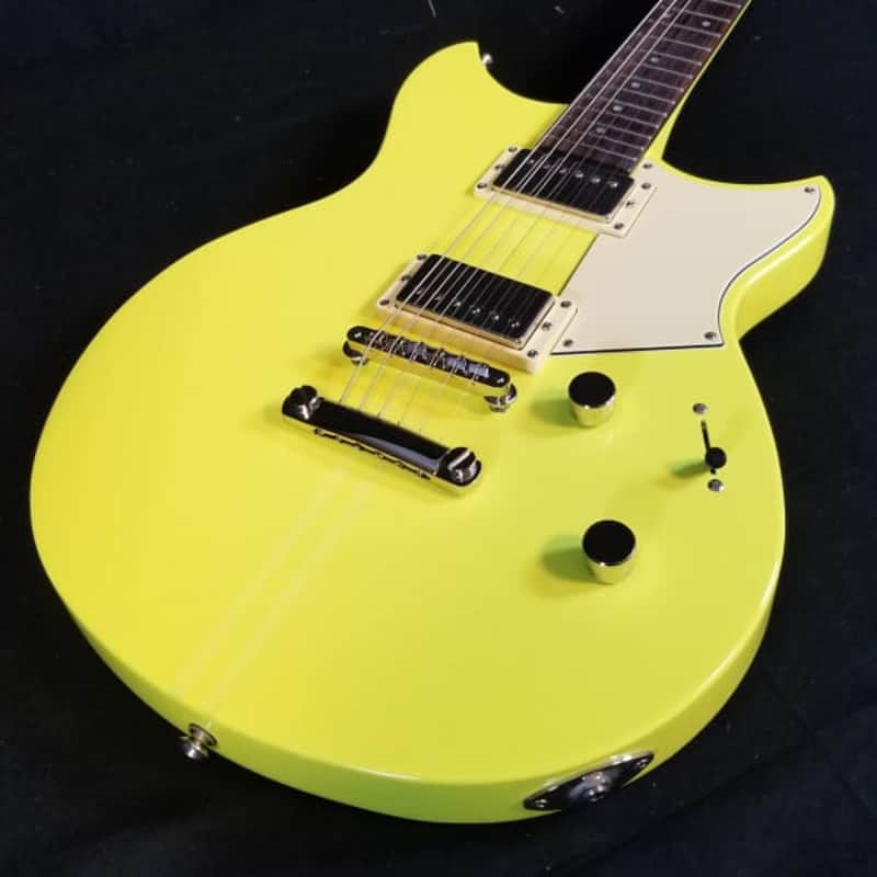Yamaha RSE20 NYW Revstar Element, Chambered Maple and mahogany body, carbon-reinforced neck and body, 2 Alnico V Humbucking Pickups; Neon Yellow image 1