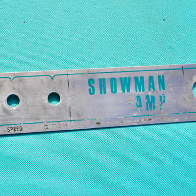 1969 Fender  Showman Silverface Faceplate image 6