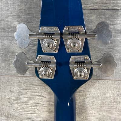 Gibson Flying V Bass 1981 Transparent Blue image 12