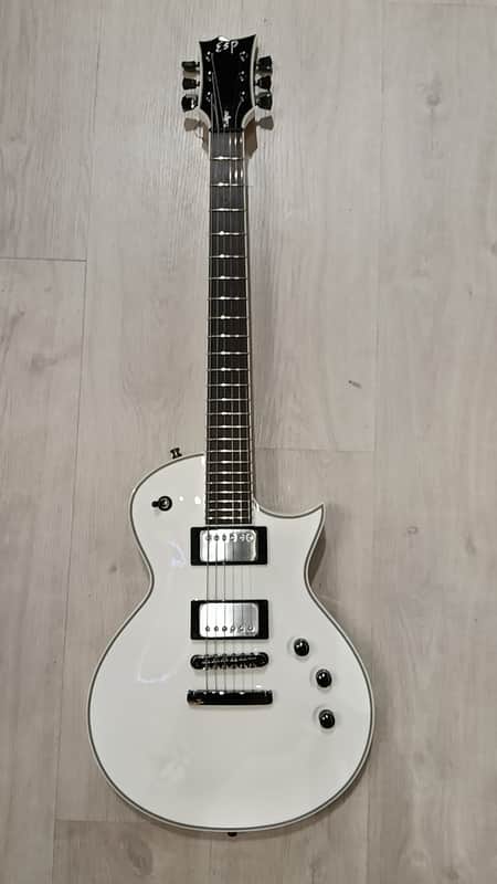 esp eclipse original white 2019 – chicago music... ESP Eclipse Custom White | Reverb