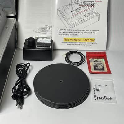 VANROCK Vinyl Recorder Full Set with Blank Discs Stylus Heater Manual Ready image 2