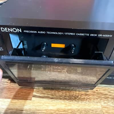 Denon DR-M30HX Black Cassette Deck HX Pro 3 Head Dual Power Suply Capstan Japan made image 5