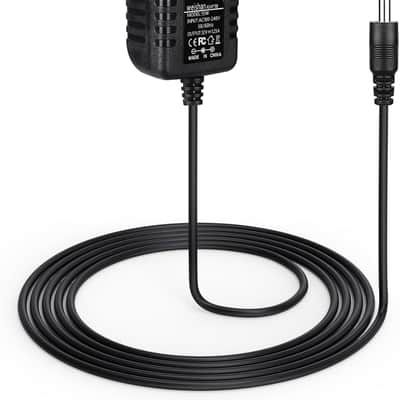 15W Power Adapter Replacement for Echo Pop, Dot 5th Gen, Dot 4th Gen, Dot 3rd Gen, Kids Edition, TV Cube Smart Speakers - Black Charger Cord Plug Long Cable, 5ft image 1