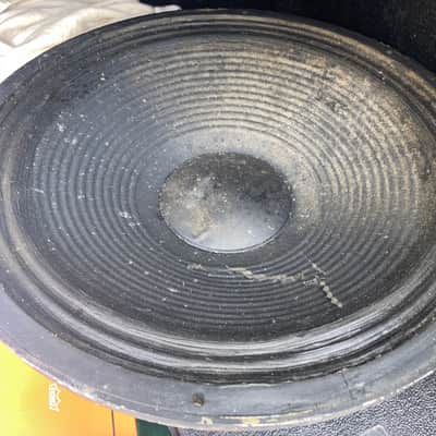 (1) Vintage Cetec Gauss Model 5840 15" Bass Instrument Speaker 8 ohms image 3
