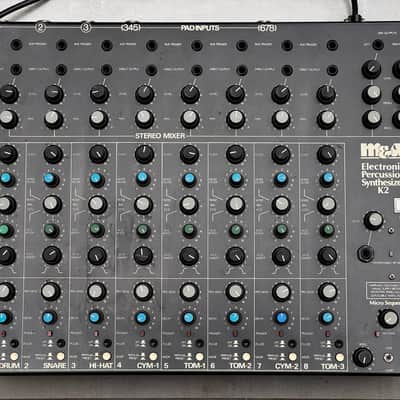M&A ( Ultimate Percussion ) Electronic Percussion Synthesizer K2 1984 - Black image 2