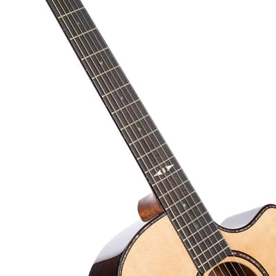 Cort GAPFBEVELNAT Grand Regal Bevel Cut Spruce Top Mahogany Neck 6-String Acoustic-Electric Guitar image 5