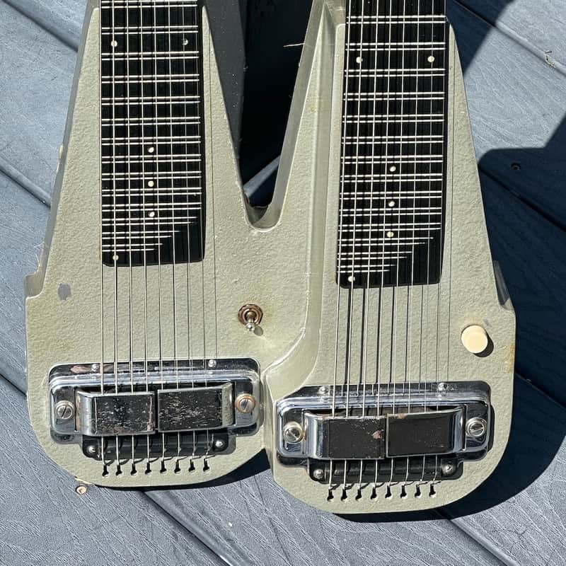 1940 Rickenbacker Electro D-16 Doubleneck 8-String Lapsteel Gray