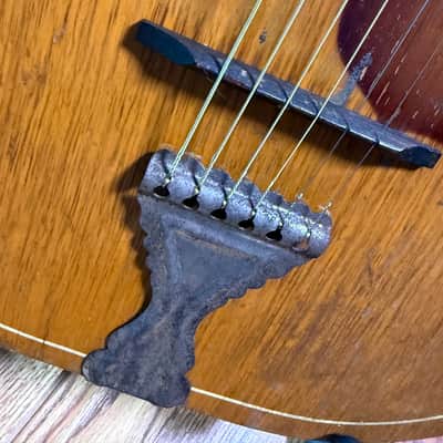 1939 United Elitone Parlor Guitar – Prewar Chicago-Built Vintage Acoustic – Family Owned Since New image 9