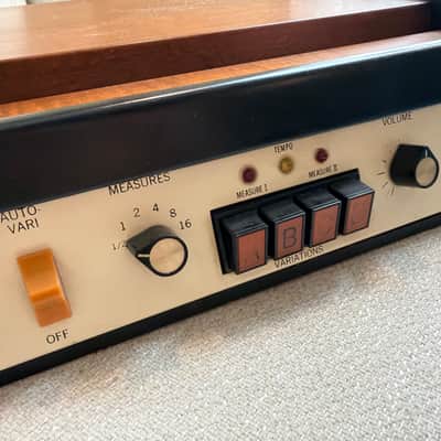 Hammond Auto-Vari 64 Analog Drum Machine 1974 - 1979 - Silver / Wood image 4