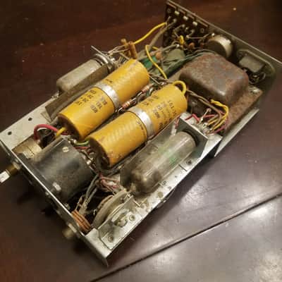 Viking RA72 Record Amplifier VU tube Reel to Reel preamp 1956 - Black and aluminum image 10