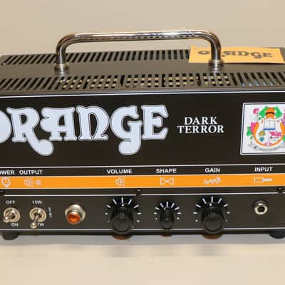 2022 Orange Dark Terror Amp Amplifier Head 7/15 Watts RMS with Gig Bag image 3