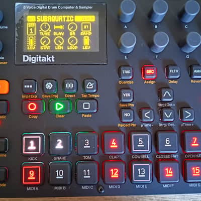 Elektron Digitakt 2017 - 2024 Black image 2
