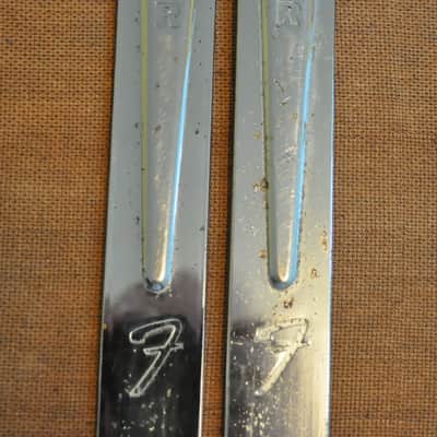 Fender 16" Tilt Back Legs Vintage Original Pat. Pend embossed on legs 1960's image 4