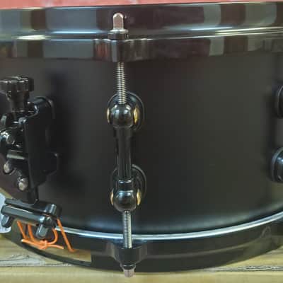 Pearl Matt Halpern 14x6" Black-on-Brass Powder-Coat Kit Snare Drum WorldShip NEW | Authorized Dealer image 5