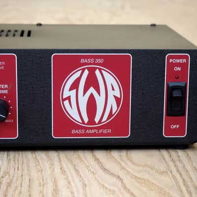 SWR Bass 350 Solid State Bass Guitar Amplifier Red Face, Pre-Fender image 5