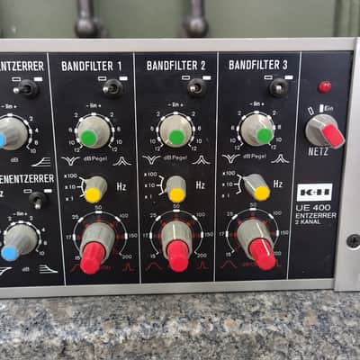 Klein and Hummel UE-400 2-Channel Parametric Equalizer 1970s - Black image 3