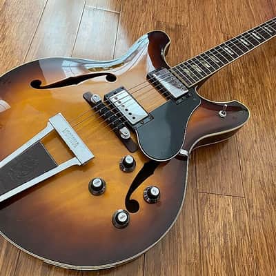 Yamaha Vintage Japanese 1970's SA-60 Sunburst Hollowbody w/ OHSC image 7